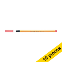 Offre : 10x Stabilo Point 88 feutre à pointe fine - rose fluorescent