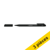 Offre : 3x Stabilo PointMax stylo-feutre pointe fine - noir 206115 - 1