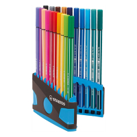 Stabilo Point 68 ColorParade ensemble de stylos-feutres (20 pièces) - bleu/gris 200197