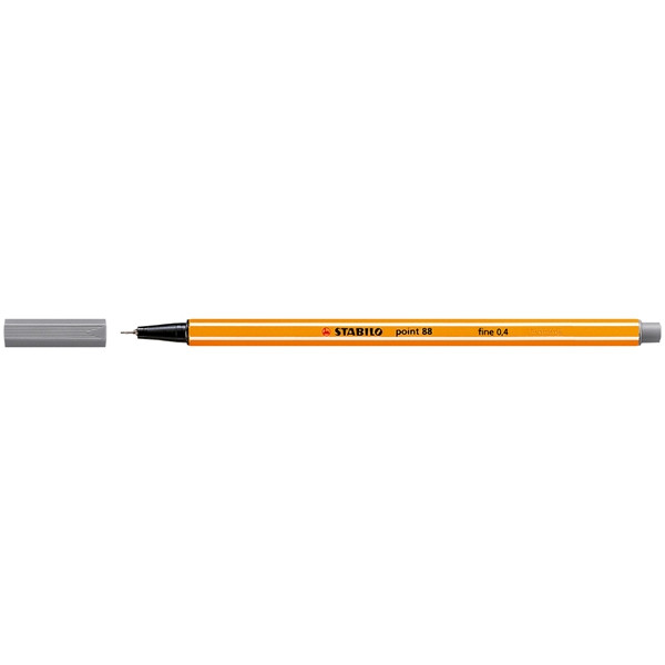 Stabilo Point 88 stylo-feutre pointe fine - gris foncé 200066 - 1
