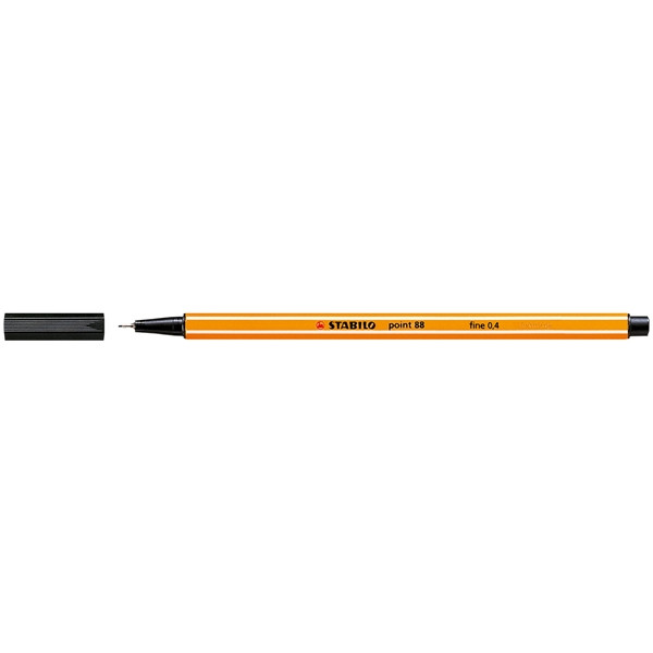 Stabilo Point 88 stylo-feutre pointe fine - noir 200018 - 1