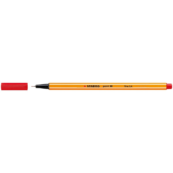 Stabilo Point 88 stylo-feutre pointe fine - rouge 200020 - 1