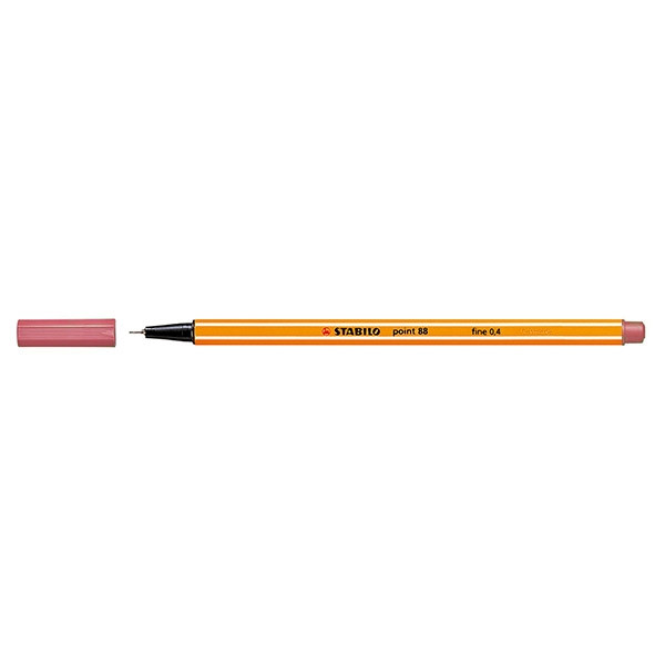 Stabilo Point 88 stylo-feutre pointe fine - rouge fluorescent 200069 - 1