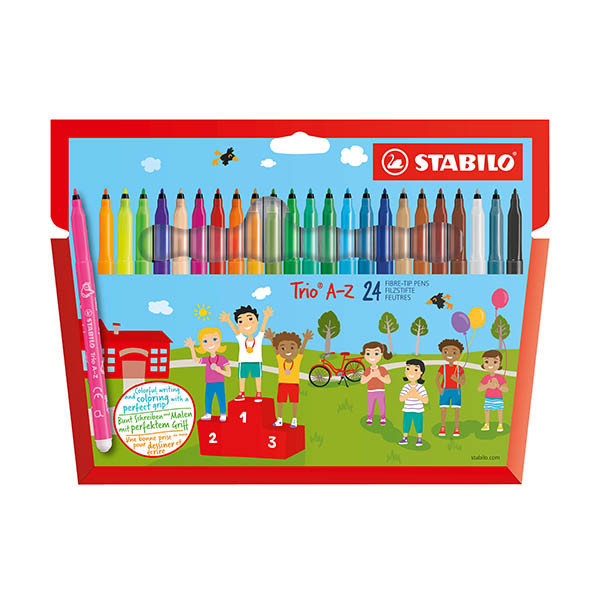 Stabilo Trio A-Z feutres (24 pièces) 206286 - 1