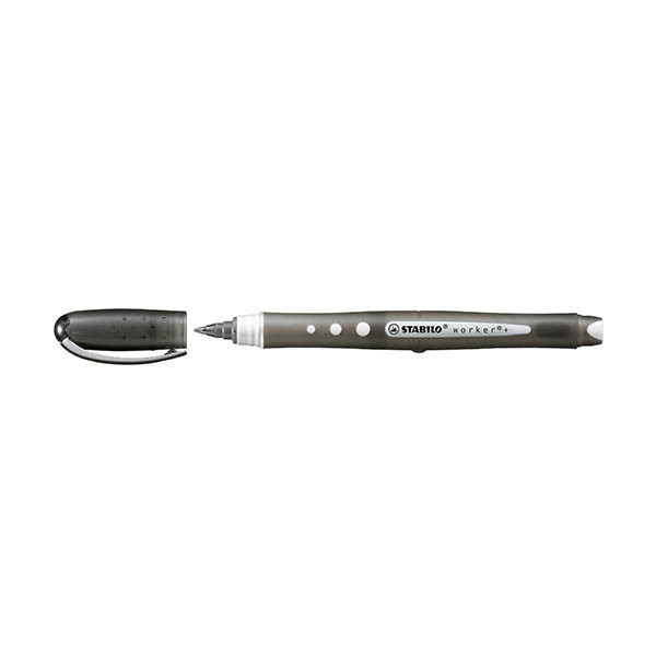Stabilo Worker+ Colorful stylo roller - noir 206140 - 1