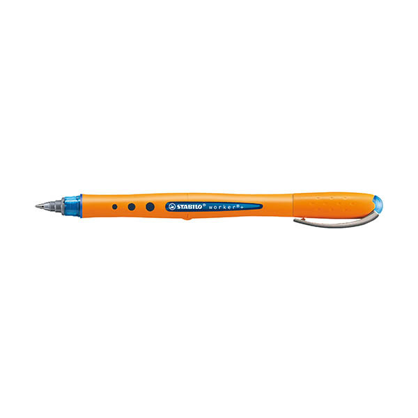 Stabilo Worker+ stylo roller (0,3 mm) - bleu 206302 - 1