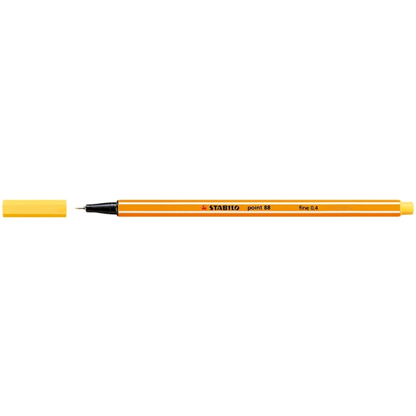Stabilo point 88 stylo-feutre pointe fine - jaune 200022 - 1