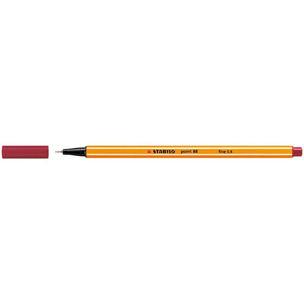 Stabilo point 88 stylo-feutre pointe fine - rouge pourpre 200032 - 1