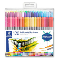 Staedtler 3200 feutres de coloriage à double pointe (120 pièces) 209519