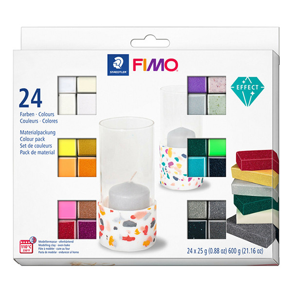 Fimo effect pâte à modeler 25g (24 pièces) 209653 - 1