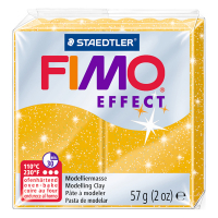 Fimo effect pâte à modeler 57g - 112 or pailleté 424548