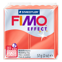 Fimo effect pâte à modeler 57g - 204 rouge transparent 424606