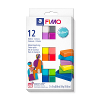 Fimo soft brillant pâte à modeler 25g (12 pièces) 209647