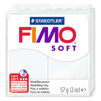 Fimo soft pâte à modeler 57g - 0 blanc 424624