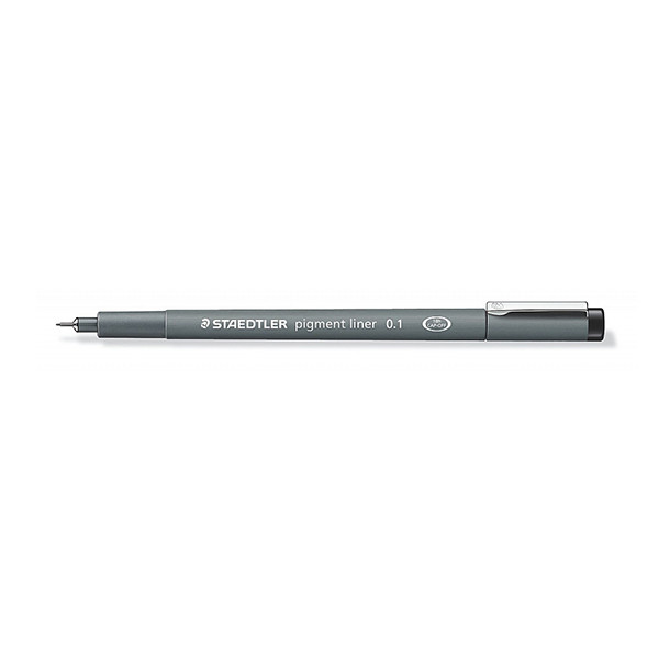Staedtler Lumocolor 308 feutre à pointe fine (0,1 mm) - noir 209630 - 1