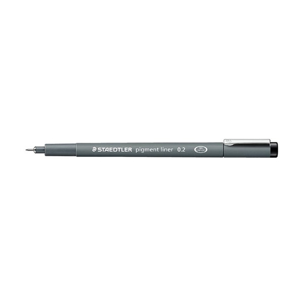 Staedtler Lumocolor 308 feutre à pointe fine (0,2 mm) - noir 209631 - 1