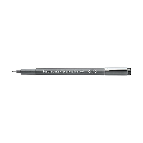 Staedtler Lumocolor 308 feutre à pointe fine (0,6 mm) - noir 209635 - 1