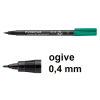 Staedtler Lumocolor 313 marqueur permanent (0,4 mm ogive) - vert 424728 - 1