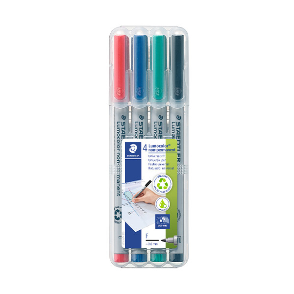 Staedtler Lumocolor 316 ensemble de marqueurs non permanents (4 pièces) 209530 - 1