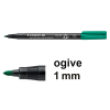 Staedtler Lumocolor 317 marqueur permanent (1 mm ogive) - vert 424744 - 1