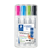 Staedtler Lumocolor 351 marqueur pour tableau blanc 4 pièces (2 mm ogive) - couleurs assorties 209621