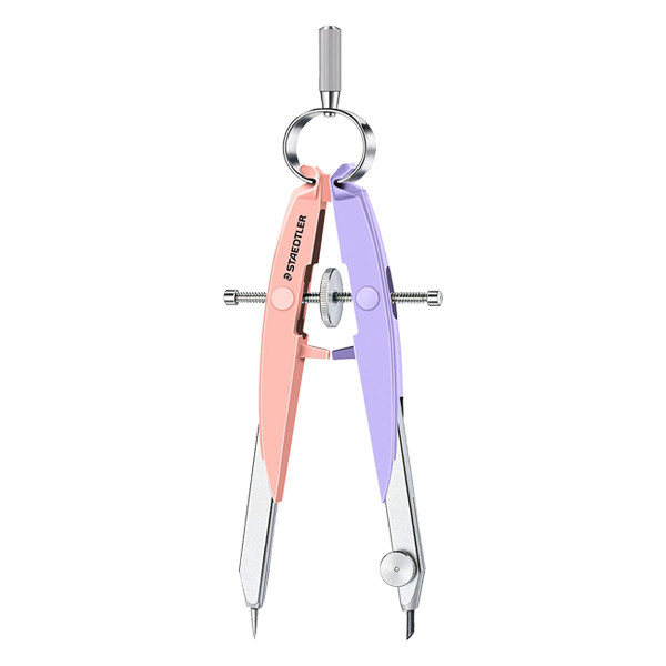 Staedtler Mars comfort 556 compas 154 mm - rose/lavande pastel 209555 - 1