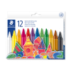 Staedtler Noris craie à la cire super jumbo (12 pièces) 209654 - 1