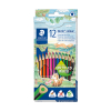 Staedtler Noris crayons de couleur triangulaires (12 pièces) 209572 - 1