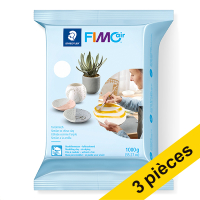 Offre : 3x Fimo air pâte à modeler 1 kg - 0 blanc