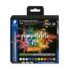 Staedtler Pigment Arts Nature Colours feutres pinceaux (12 pièces) 209666 - 1