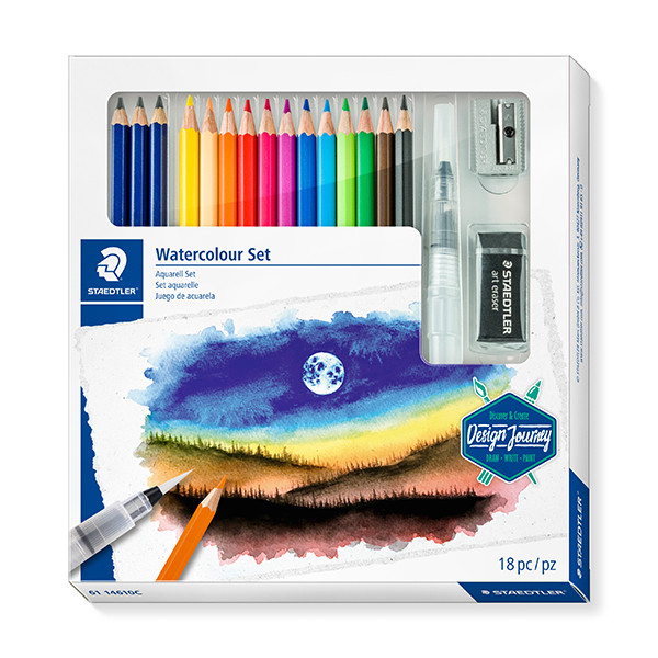 Staedtler mixed set de crayons aquarelle 209643 - 1