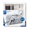 Staedtler mixed set de crayons fusain 209642 - 1