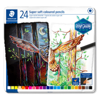 Staedtler super soft crayons de couleur (24 pièces) 209568