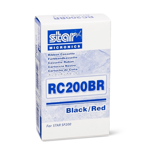 Star RC-200BR ruban encreur noir/rouge (d'origine) 081015 - 1
