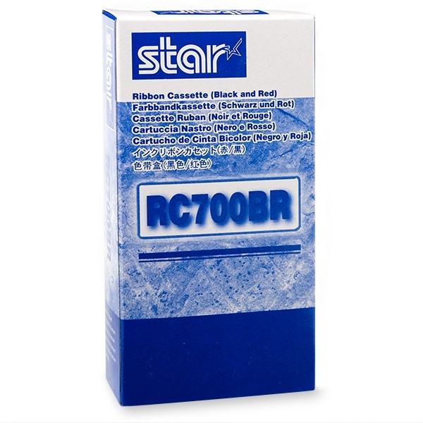 Star RC-700BR ruban encreur noir/rouge (d'origine) 081032 - 1