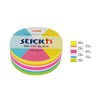 Stick'n Die-Cut cercle mix fluo 61 x 70 mm (250 feuilles) 201734 - 1