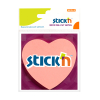 Stick'n Die-Cut notes forme cœur 70 x 70 mm (50 feuilles) - rose fluo 201845 - 1
