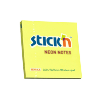Stick'n notes 76 x 76 mm - jaune fluo 201715