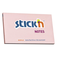 Stick'n notes autocollantes 76 x 127 mm - rose 201740