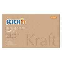 Stick'n notes autocollantes kraft 76 x 127 mm 400884