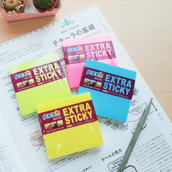 Stick'n notes extra collantes 76 x 76 mm (90 feuilles) - magenta 201763 - 2