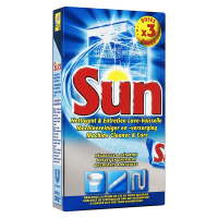 Sun nettoyant pour lave-vaisselle (3 x 40 grammes) SSU00005