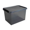 Sunware Comfort Line boîte de rangement transparente 22 litres - gris/noir 200473 - 1