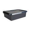 Sunware Comfort Line boîte de rangement transparente 32 litres - gris/noir 200476 - 1