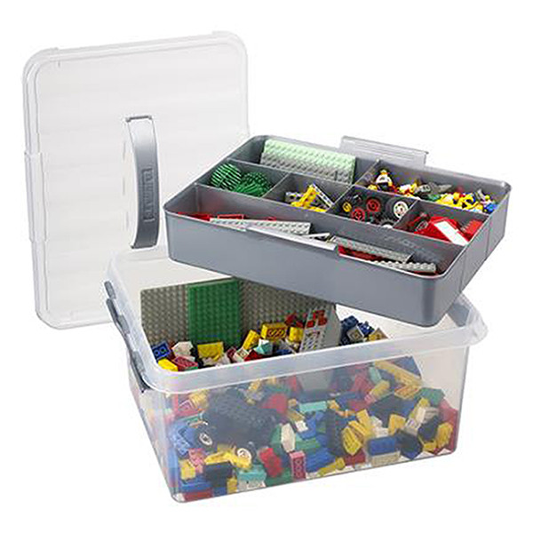 Sunware Q-line boîte de rangement avec insert 15 litres - transparent 216761 - 3