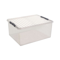 Sunware Q-line boîte de rangement transparente 120 litres 216544