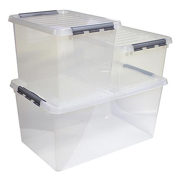 Sunware Q-line boîte de rangement transparente 120 litres 216544 - 3