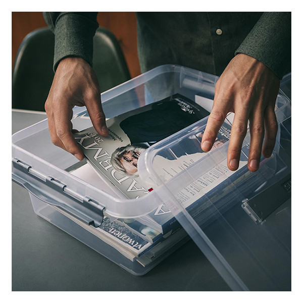 Sunware Q-line boîte de rangement transparente 12 litres 216531 - 4