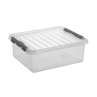 Sunware Q-line boîte de rangement transparente 25 litres 216535