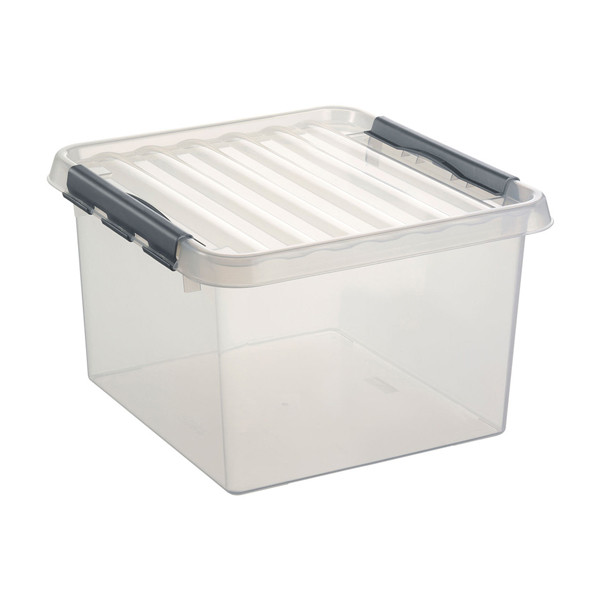 Sunware Q-line boîte de rangement transparente 26 litres 216541 - 1